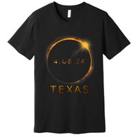 Texas Total Solar Eclipse April 8 2024 Texas Solar Eclipse Premium T-Shirt