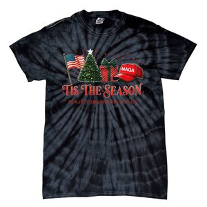 Tis The Season Trump Maga 2024 Make Christmas Great Again Tie-Dye T-Shirt