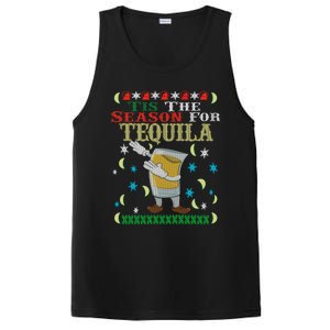 'Tis The Season For Tequila Dabbing Ugly Christmas Alcohol Meaningful Gift PosiCharge Competitor Tank