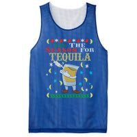 'Tis The Season For Tequila Dabbing Ugly Christmas Alcohol Meaningful Gift Mesh Reversible Basketball Jersey Tank