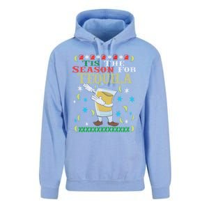 'Tis The Season For Tequila Dabbing Ugly Christmas Alcohol Meaningful Gift Unisex Surf Hoodie