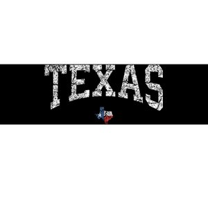 Texas Texas State Map Flag Bumper Sticker