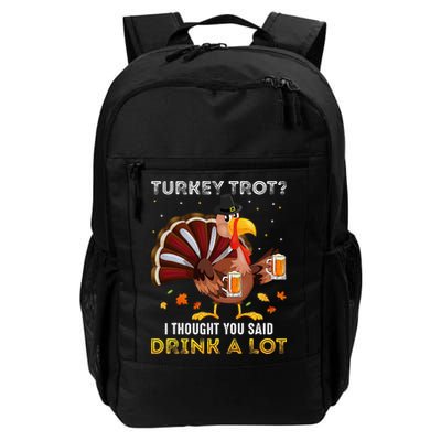 Turkey Trot Squad Running Drinking Thanksgiving Backpack