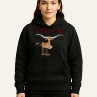 Texas TX SUV Funny Joke Longhorn Cattle Cow Hoodie