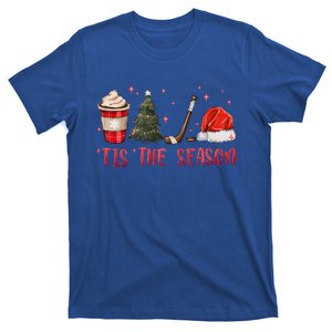 Tis The Season Hockey Coffee Xmas Tree Ice Hockey Christmas Gift T-Shirt