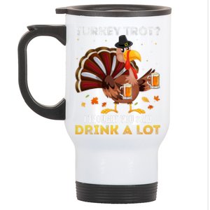 Turkey Trot Squad Running Drinking Matching Thanksgiving Stainless Steel Travel Mug