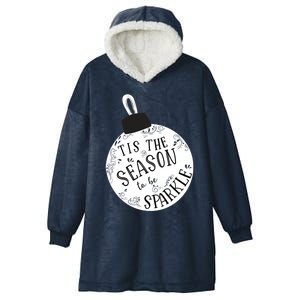 Tis The Season To Christmas Holiday Ornat Meaningful Gift Hooded Wearable Blanket