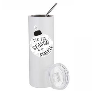 Tis The Season To Christmas Holiday Ornat Meaningful Gift Stainless Steel Tumbler