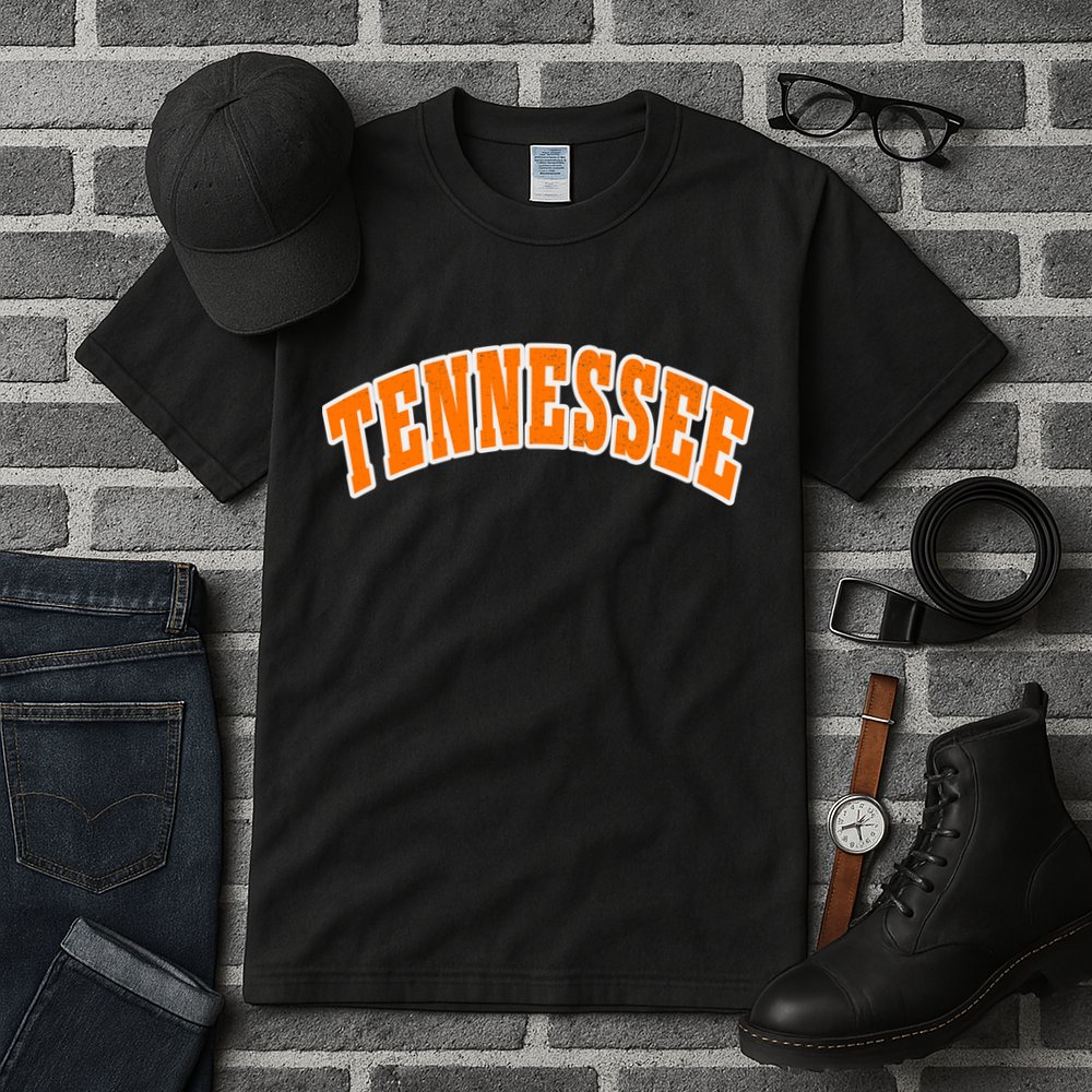 Tennessee TN Souvenir Football Baseball Sport Fans Tall T-Shirt
