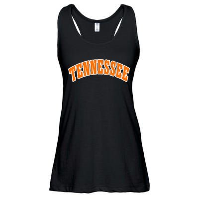 Tennessee TN Souvenir Football Baseball Sport Fans Ladies Essential Flowy Tank