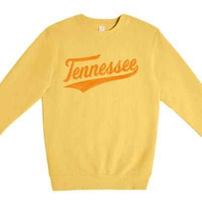 Tennessee TN Souvenir Football Baseball Sport Fans Premium Crewneck Sweatshirt