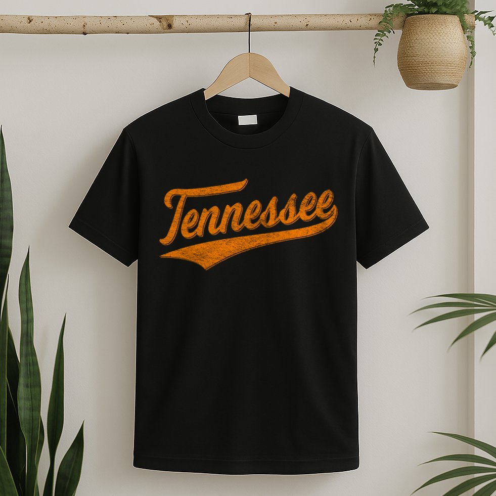 Tennessee TN Souvenir Football Baseball Sport Fans T-Shirt