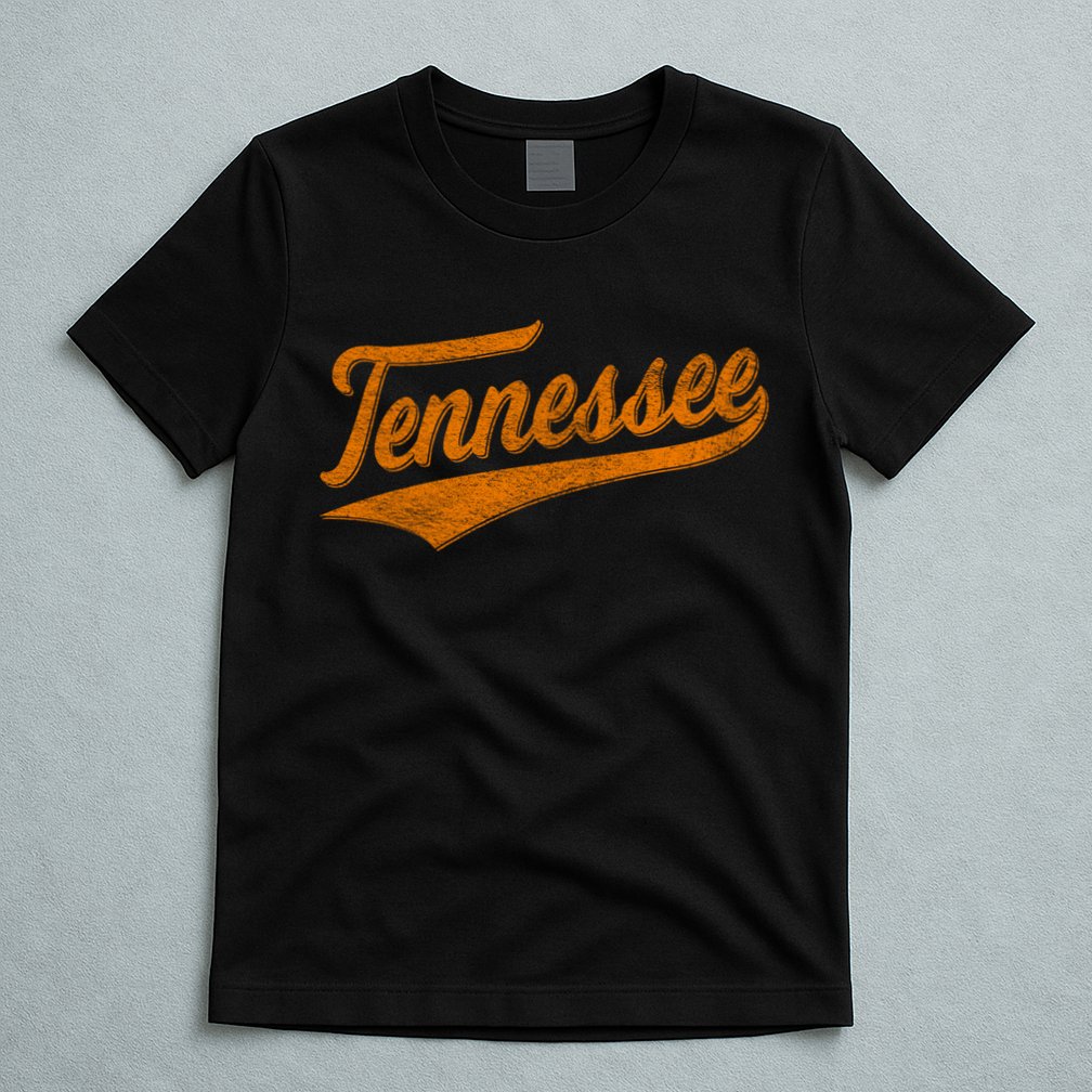 Tennessee TN Souvenir Football Baseball Sport Fans T-Shirt