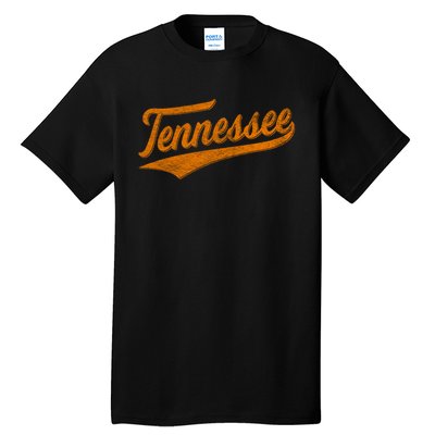 Tennessee TN Souvenir Football Baseball Sport Fans Tall T-Shirt