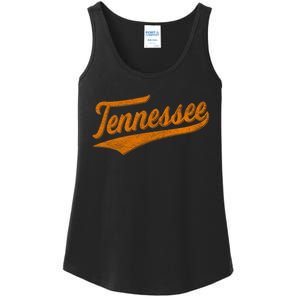 Tennessee TN Souvenir Football Baseball Sport Fans Ladies Essential Tank