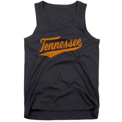 Tennessee TN Souvenir Football Baseball Sport Fans Tank Top