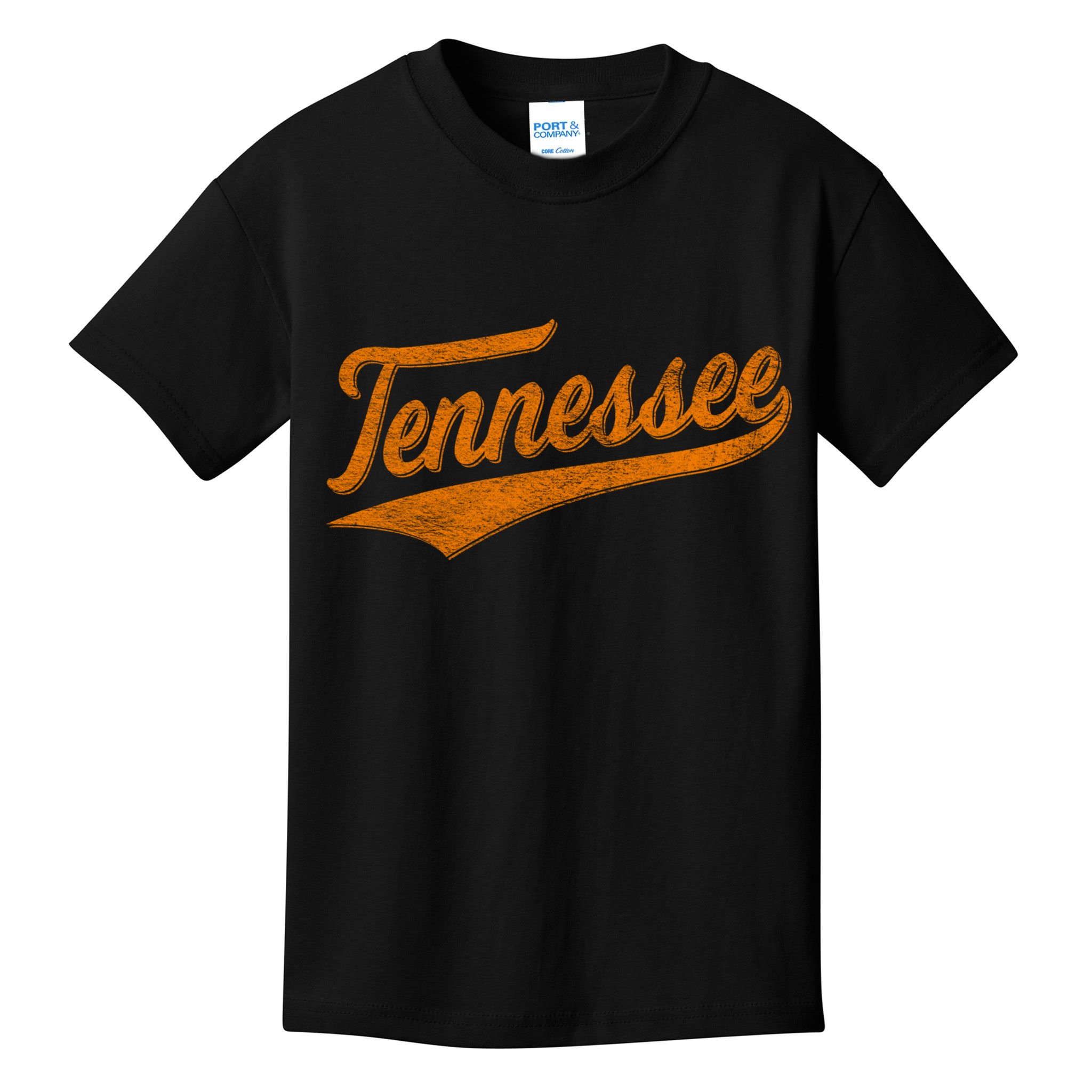 Tennessee TN Souvenir Football Baseball Sport Fans Kids T-Shirt