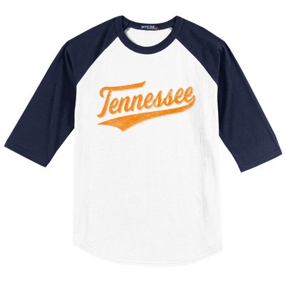 Tennessee TN Souvenir Football Baseball Sport Fans Baseball Sleeve Shirt