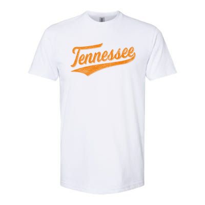 Tennessee TN Souvenir Football Baseball Sport Fans Softstyle CVC T-Shirt