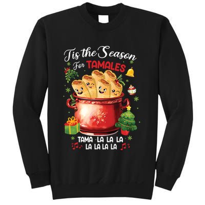 Tis The Season For Tamales Retro Mexican Food Holidays Sweatshirt