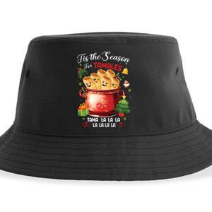 Tis The Season For Tamales Retro Mexican Food Holidays Sustainable Bucket Hat