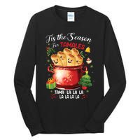 Tis The Season For Tamales Retro Mexican Food Holidays Tall Long Sleeve T-Shirt