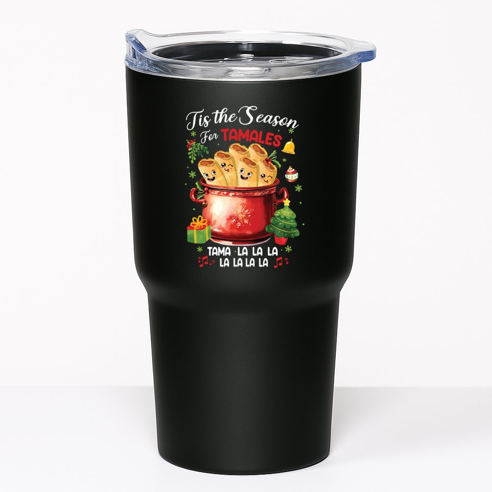 Tis The Season For Tamales Retro Mexican Food Holidays Tumbler