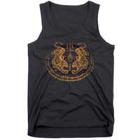 Twin Tiger Sak Yant Tattoo Muay Thai Thailand Martial Art Tank Top