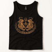 Twin Tiger Sak Yant Tattoo Muay Thai Thailand Martial Art Tank Top