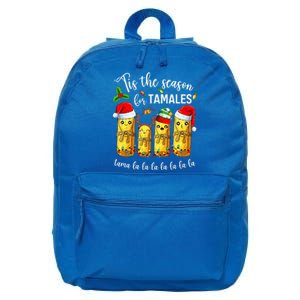 Tis The Season For Tamales Christmas Holiday Mexican Food  16 in Basic Backpack