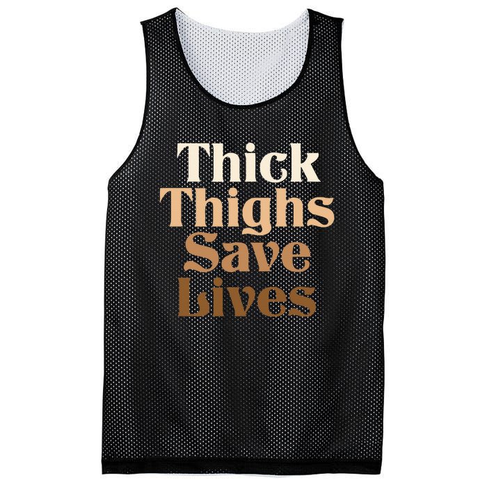 Thick Thighs Save Lives Thick Thighs Save Lives Mesh Reversible Basketball Jersey Tank