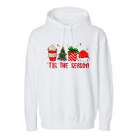 Tis The Season Christmas Vacation Merry Xmas Family Matching  Garment-Dyed Fleece Hoodie