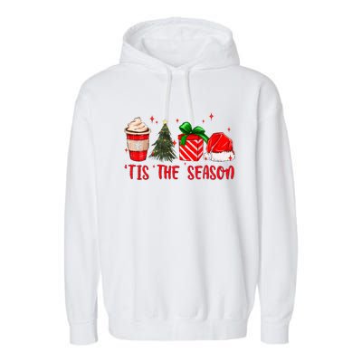 Tis The Season Christmas Vacation Merry Xmas Family Matching  Garment-Dyed Fleece Hoodie