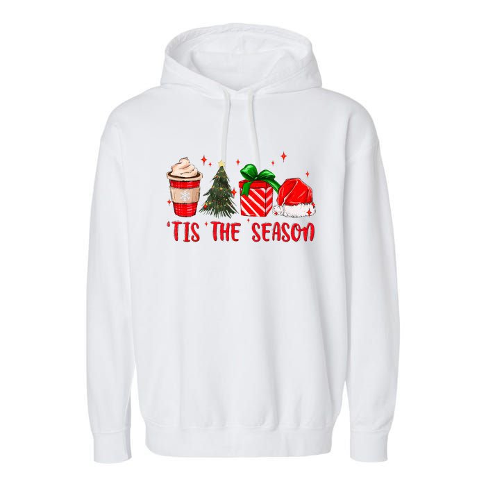 Tis The Season Christmas Vacation Merry Xmas Family Matching  Garment-Dyed Fleece Hoodie