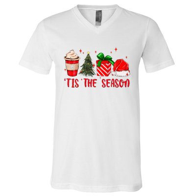 Tis The Season Christmas Vacation Merry Xmas Family Matching  V-Neck T-Shirt