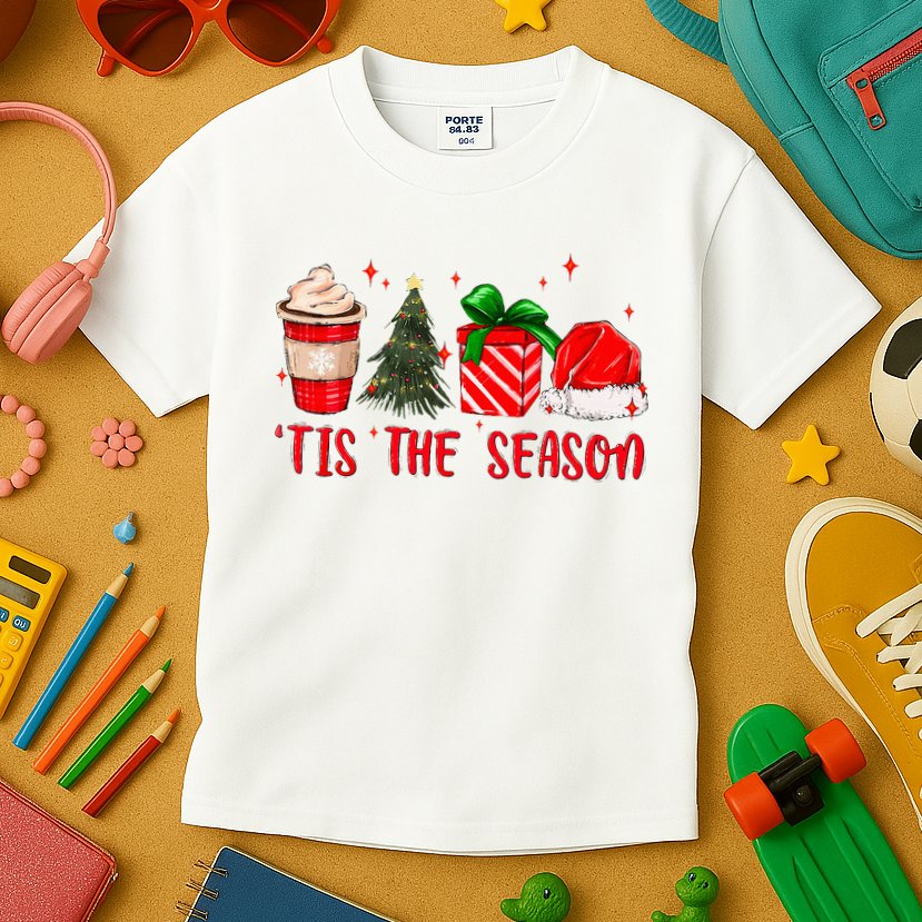 Tis The Season Christmas Vacation Merry Xmas Family Matching  Kids T-Shirt