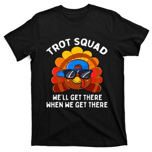 Turkey Trot Squad Thanksgiving Running T-Shirt