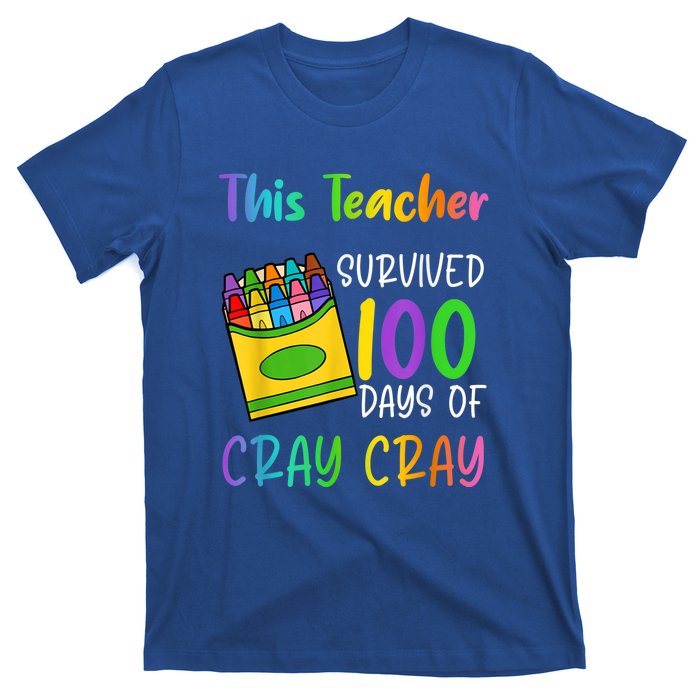 This Teacher Survived 100 Days Of Cray Cray T-Shirt