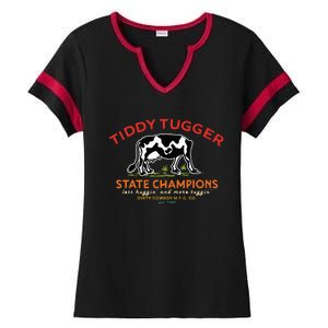 Tugger Tiddy State Champions Ladies Halftime Notch Neck Tee