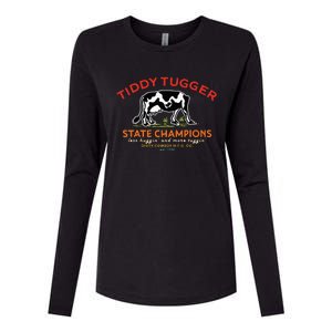 Tugger Tiddy State Champions Womens Cotton Relaxed Long Sleeve T-Shirt