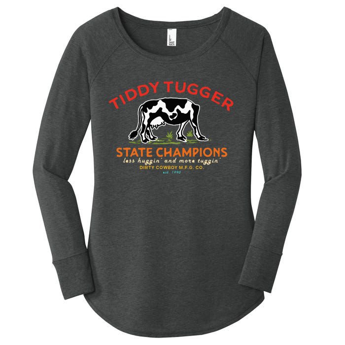 Tugger Tiddy State Champions Women's Perfect Tri Tunic Long Sleeve Shirt