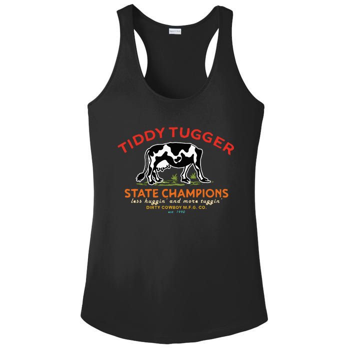 Tugger Tiddy State Champions Ladies PosiCharge Competitor Racerback Tank