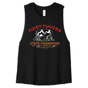 Tugger Tiddy State Champions Women's Racerback Cropped Tank