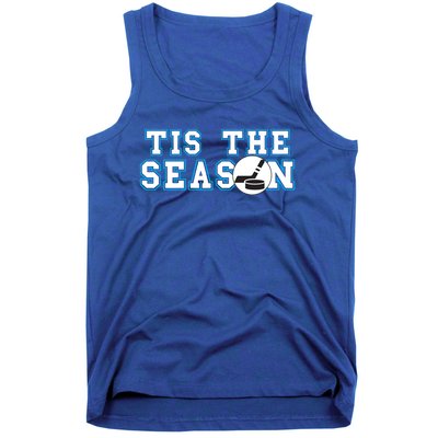 Tis The Season Hockey Player Gift Tank Top