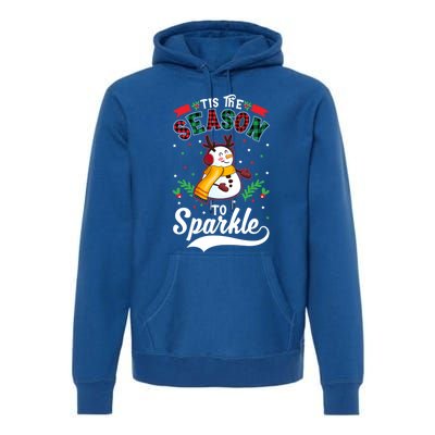 Tis The Season To Christmas Snow Xmas Party Gift Premium Hoodie