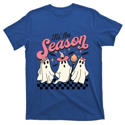 Tis The Season Retro Halloween Cute Ghost Gift T-Shirt