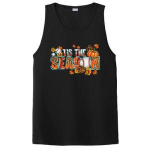 Tis The Season Leopard Pumpkin Baseball Halloween Fall Vibes Cute Gift PosiCharge Competitor Tank