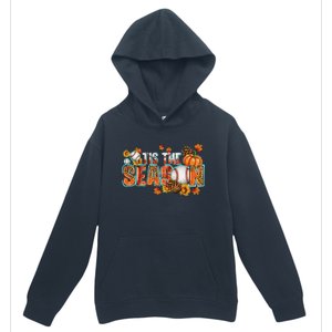 Tis The Season Leopard Pumpkin Baseball Halloween Fall Vibes Cute Gift Urban Pullover Hoodie