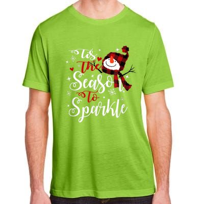 Tis The Season To Crewneck Cool Gift Meaningful Gift Adult ChromaSoft Performance T-Shirt