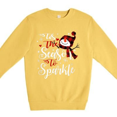 Tis The Season To Crewneck Cool Gift Meaningful Gift Premium Crewneck Sweatshirt